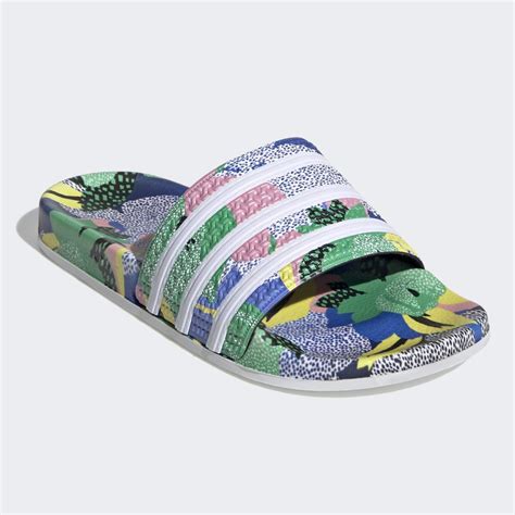 adidas slippers dames bloemen